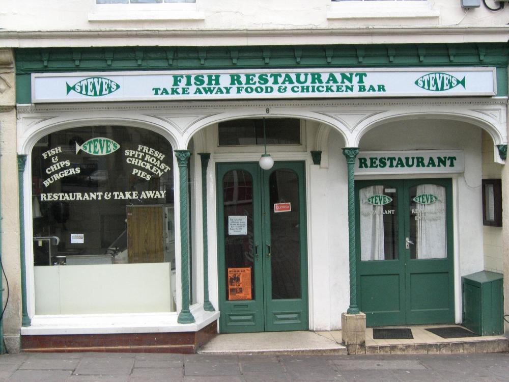 Steves Fish & Chips, 8 High Street, Shepton Mallet