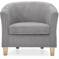 dunelm grey tub chair