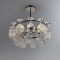 wine glass chandelier dunelm