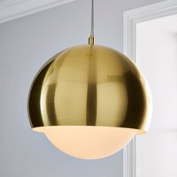 nour 3 light antique brass ceiling fitting