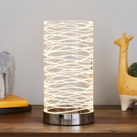 clee etched table lamp